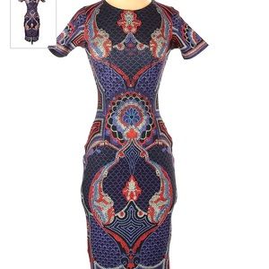 Pankaj & Nidhi Anthropologie scuba dress 2P